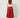 Red Edge Pant in red crinkle-textured fabric, back view on model, elasticated back waistband