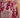 Pomegranate Ring-Sleeve Mom-Style Dress - Crimson - detail