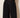 Shams black pleated wide-leg pants - waistband detail, worn by Ziba