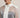 White Jacket - zip and collar detail, worn by Ziba