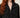 BLACK ZIPPER VEST – lapel and zipper applique detail