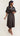 Cute Casual Dress Brown – full length