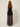 Black sheer organza palazzo pants on model, back view