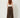 Brown wide-leg culotte pants - model back, elasticated back waist