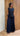 Sunny Pleated Pants Navy Blue – styled full-length view