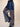 Sharab Navy sheer palazzo pants worn by Ziba — three-quarter