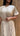 Cream Long Pleated Dress - original