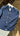 Scallop Jacquard Coat Navy - original photo 2
