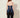 Navy Strapless Corset-Back Peplum Top – back view