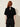 Black Sequin Scallop Top – back view