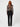 Black Floral Appliqué Sheer Tulle Top – back view