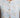 White pale-blue lace sequin cropped jacket on model, studio