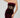 Wine red venus dress - sheer black lace midriff detail