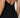 Black Fringe Top - back waist buttons and fringe detail