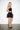 The L Tiered Skirt Black - side view