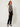 SR401 BROWN VEST V - three-quarter front view on model