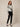SR419 GEO SL EDGE BLOUSE - three-quarter front view on model
