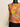 Tarlan Orange Bold-Floral Top - original photo, warm-white background