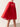 Red Dress with Detachable Wide Sleeves