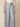 Grey chevron pleated wide-leg pants - waistband, tie bow and chevron pleat detail