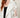 White Ag Bahar Coat - detail of the sheer white tulle sleeve with large 3D floral lace appliqué and the solid satin cuff band on the model