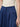 SR371 navy blue V pants detail - V waistband, self-covered button, welt pocket and flap panel, crinkled texture