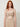 2350231 Spaghetti Pleated Jumpsuit Tortilla Brown — pleated crossover bust band and waist cut-out detail