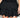 The L Tiered Skirt Black - tier and scalloped hem detail