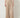 2351841 Sunny Pleated Pants Tortilla - detail view of elasticated gathered waistband, front sash knot and fine vertical pleats