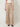 2351841 Sunny Pleated Pants Tortilla - detail view of elasticated gathered waistband, front sash knot and fine vertical pleats