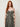 Olive leaf-tie corset maxi dress - bodice and leaf tie detail on model