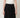Black palazzo pants - waist sash knot and pleated panel detail