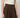 Brown wide-leg culotte pants - flat front waistband detail
