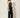 Navy Strapless Lace-Back Peplum Top – three-quarter view