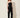 Pleated Waist Toplex Black – three-quarter view