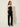 Pleated Waist Toplex Black – three-quarter view