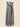 Grey chevron pleated wide-leg pants on hanger - front