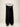 Black palazzo pants on hanger - front