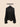 336594 Zip Blouse Black - real product photo, front view on hanger
