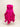 235431 Butterfly Low Cut Dress Hot pink - real product photo, front view