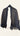 2354001 SILK DRESS TOP BLACK - real product photo, sheer open-front top hanging open