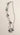 01333364 CHAIN CIRCLE BELT SILVER - real product photo on warm-white background, hang tag removed