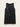 Black embossed leaf-vein midi dress, front