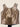 Sleeveless cropped satin vest - champagne gold, real back photo
