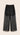 Black sheer organza palazzo pants, back