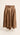 Copper Satin High-Low Skirt full length