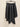 Black studded handkerchief-hem palazzo pants — real garment photo 2