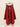 Red Edge Pant on hanger, back view, elasticated gathered back waistband