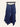 SR371 navy blue V pants real photo back on hanger - elasticated gathered back waistband and draped point hems