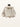 White Ag Bahar Coat - real product photo, back view on hanger with the folded collar band, plain back and sheer floral lace sleeves